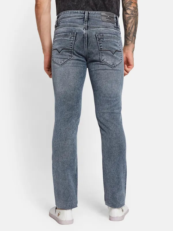 Octave Men Low Distress Heavy Fade Stretchable Jeans