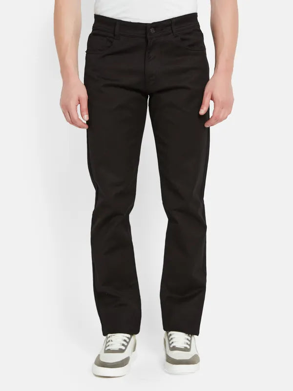 Octave Men Mid-Rise Clean Look Cotton Jeans