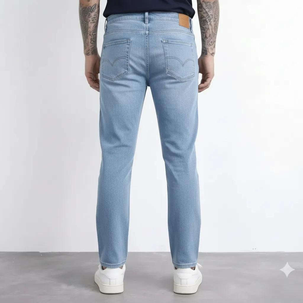 Octave Men Regular Fit Mid-Rise Stretchable Jeans