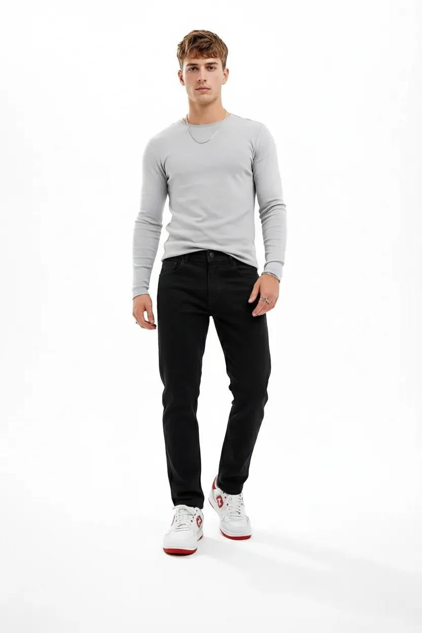Men Regular Fit Mid-Rise Stretchable Jeans