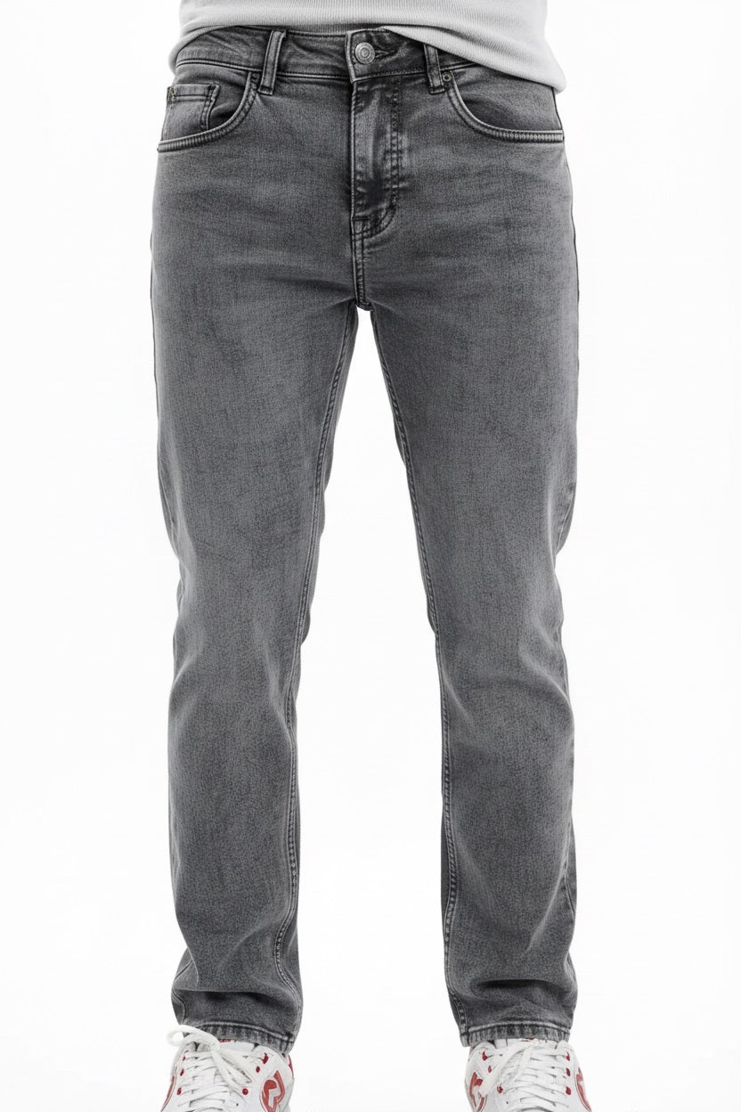 Men Regular Fit Mid-Rise Light Fade Stretchable Jeans