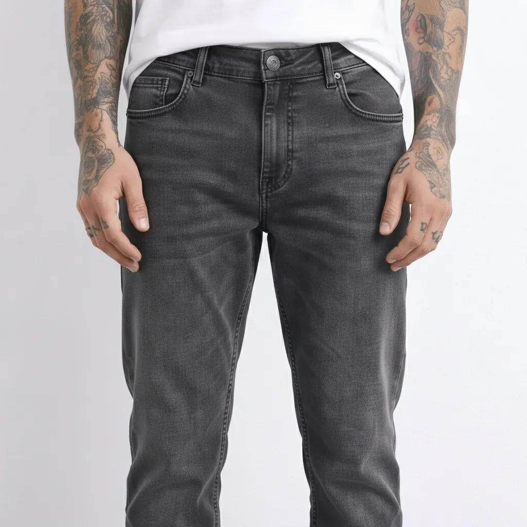 Octave Men Regular Fit Mid-Rise Stretchable Jeans