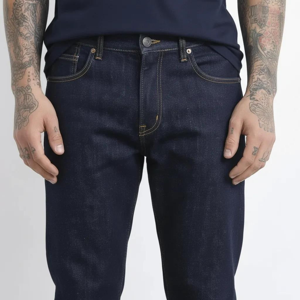 Octave Men Regular Fit Mid-Rise Stretchable Jeans
