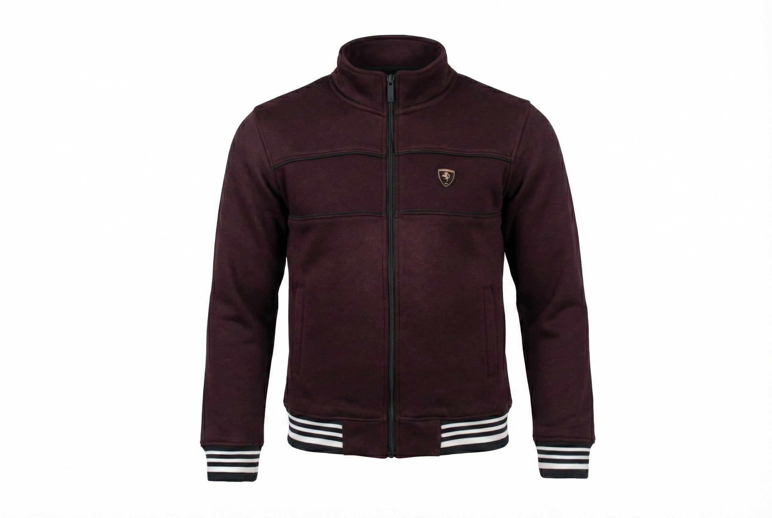 Boy Solid Mandarin Neck TrackSuits