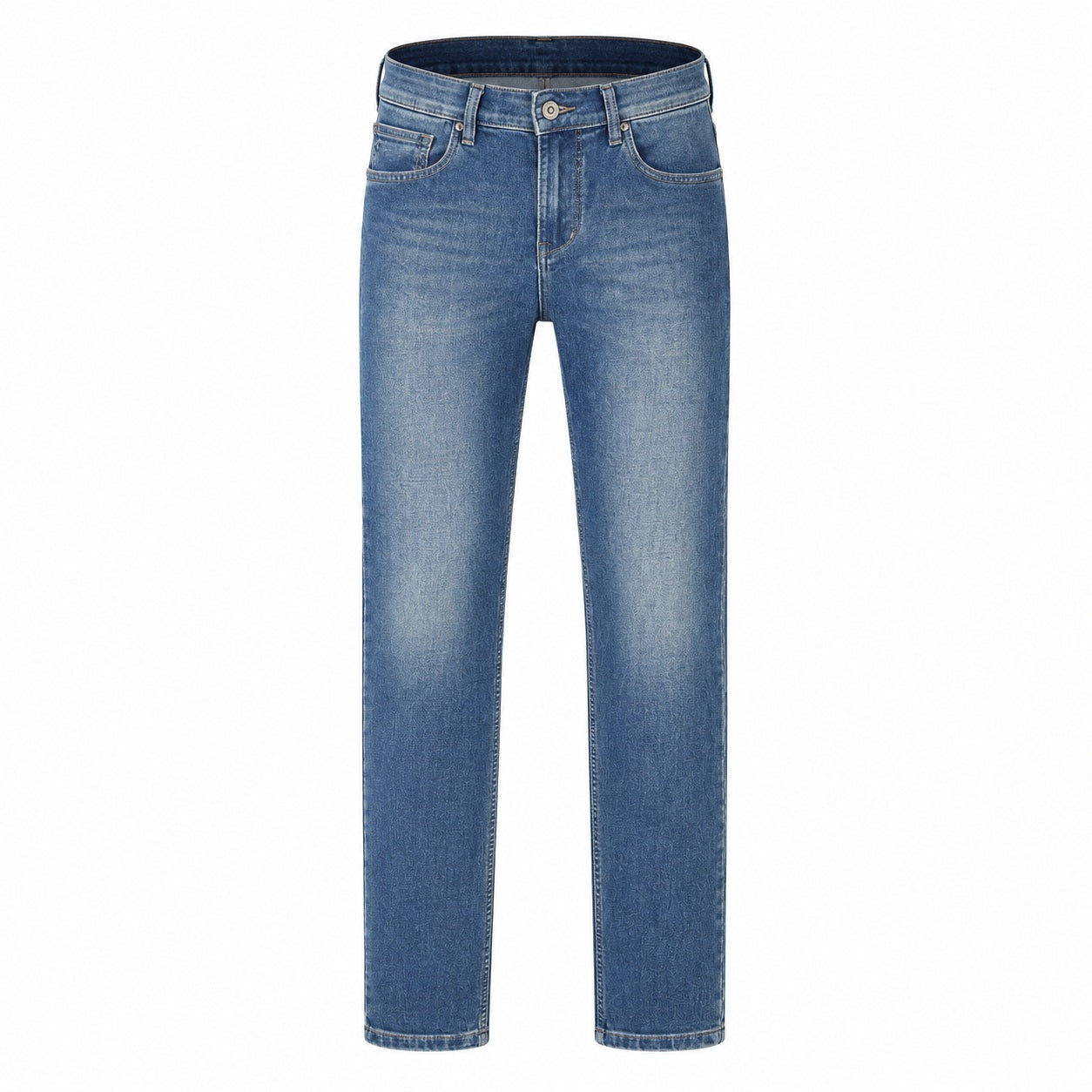 Men Slim Fit Mid-Rise Light Fade Stretchable Jeans