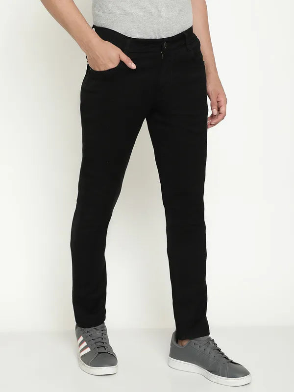Octave Men Mid-Rise Dark Shade Cotton Stretchable Jeans