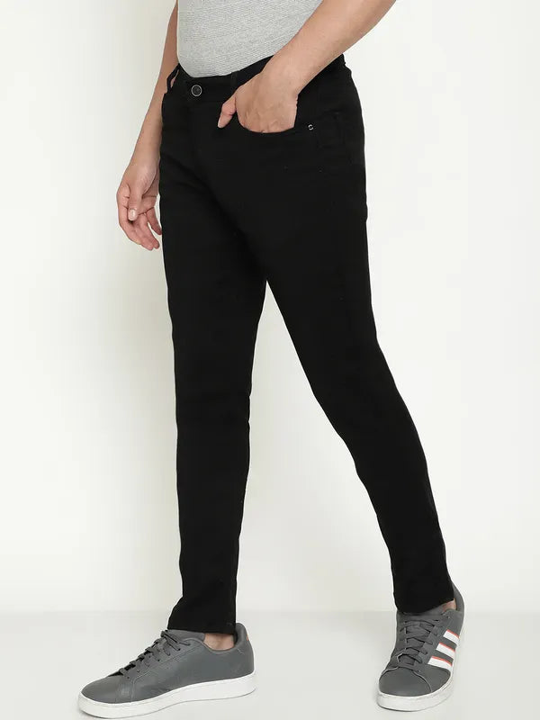 Octave Men Mid-Rise Dark Shade Cotton Stretchable Jeans