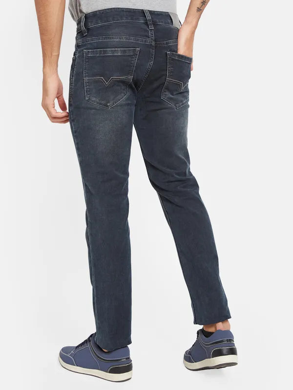 Octave Men Black Stretchable Jeans