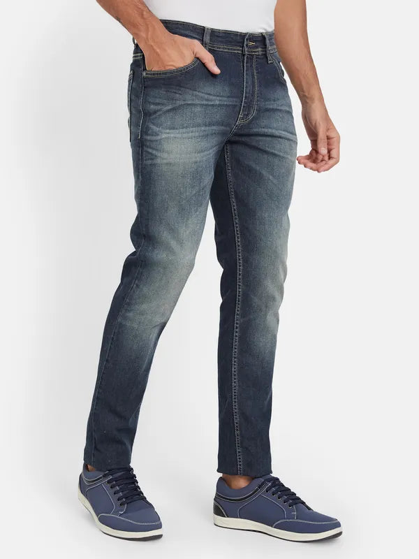 Octave Men Skinny Fit Heavy Fade Comfort Jeans
