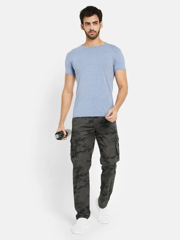 Octave Men Camouflage Printed Cotton Track Pant