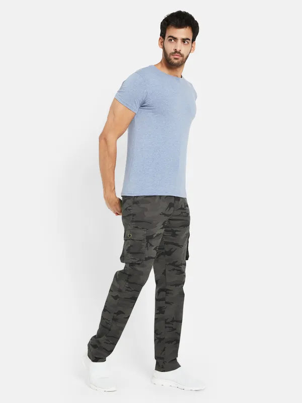 Octave Men Camouflage Printed Cotton Track Pant