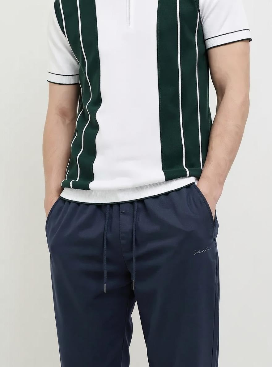 Men Regular Fit Brand Logo Training Track Pants