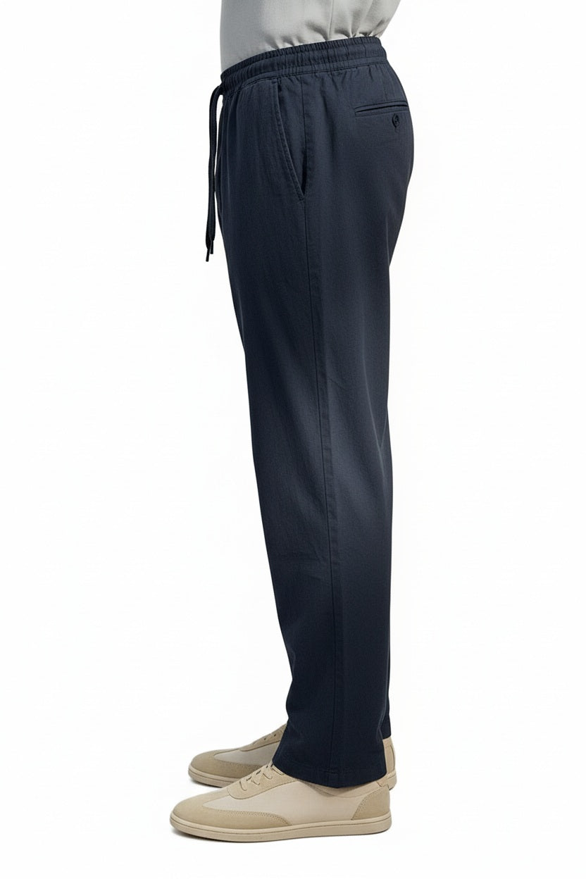 Men Cotton Mid Rise Track Pants