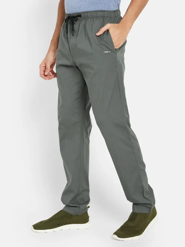 Octave Men Mid-Rise Cotton Track Pants