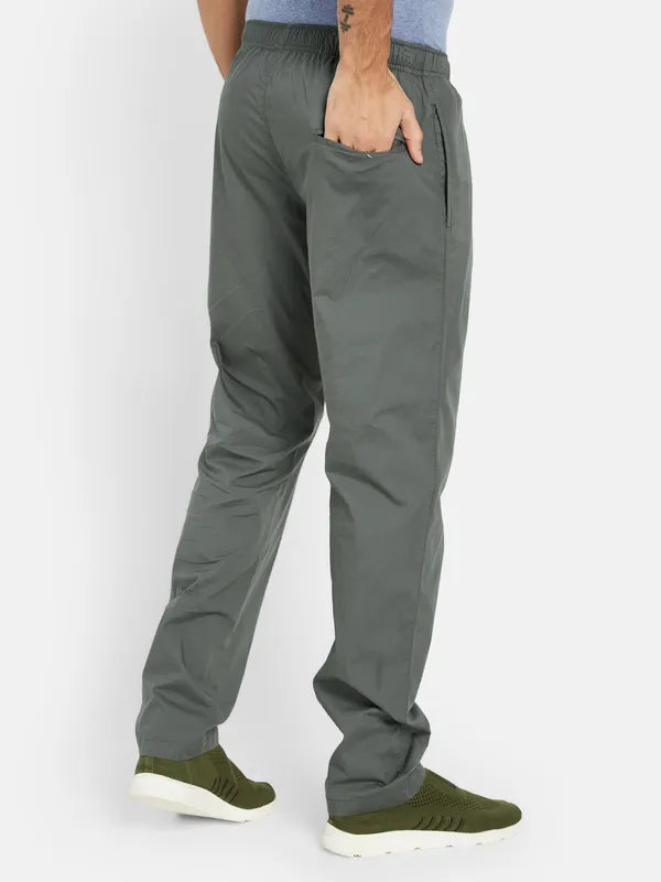 Octave Men Mid-Rise Cotton Track Pants
