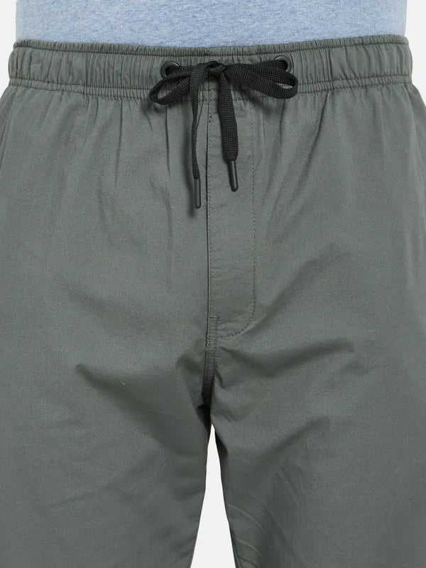 Octave Men Mid-Rise Cotton Track Pants