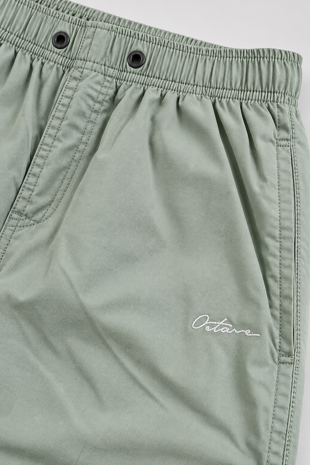 Men’s Poplin Sage Lower in Duck Colour – Regular Fit Woven Casual Pants