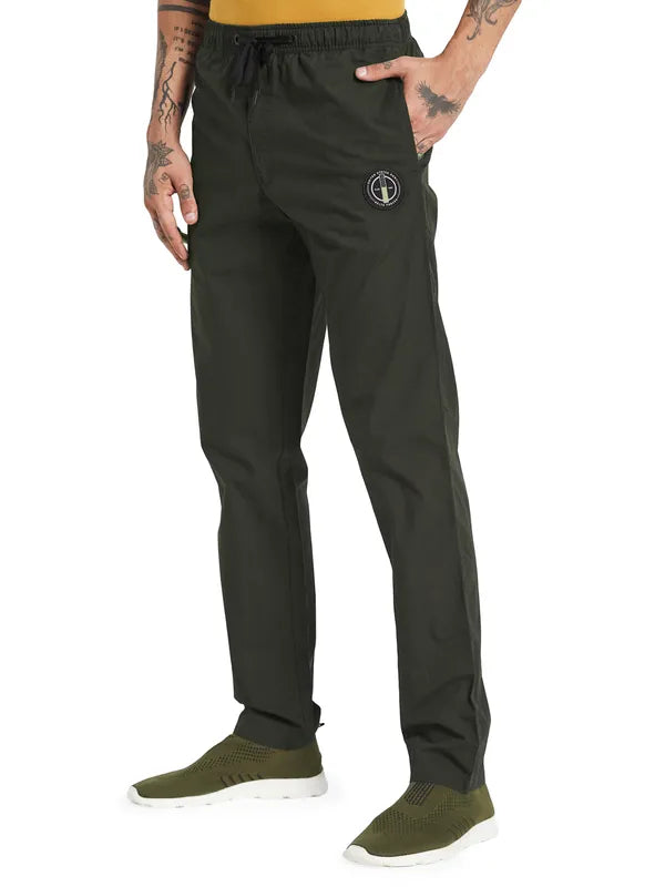 Octave Men Mid-Rise Cotton Training Track Pants