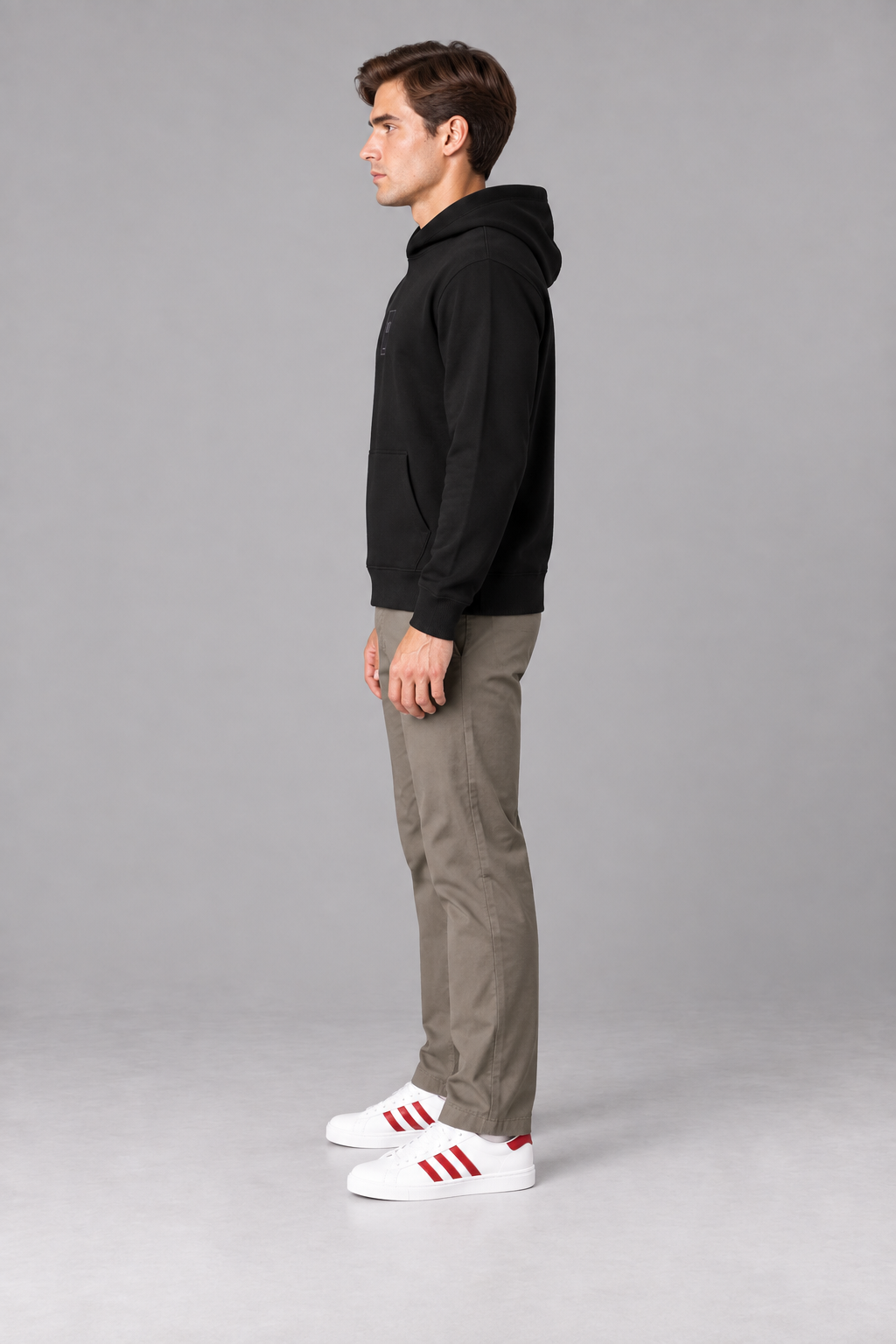 Men’s Ultra Warm Parachute Lower in Choco – Regular Fit Winter Track Pants