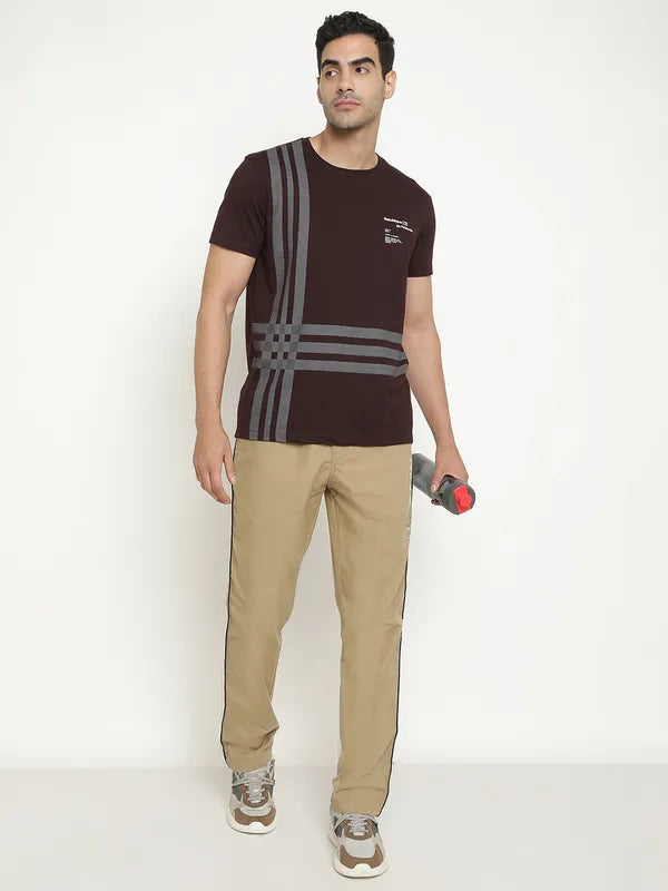 Octave Men Mid-Rise Cotton Track Pants