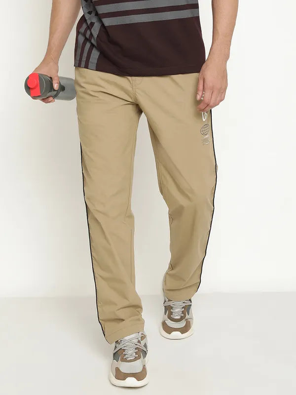 Octave Men Mid-Rise Cotton Track Pants