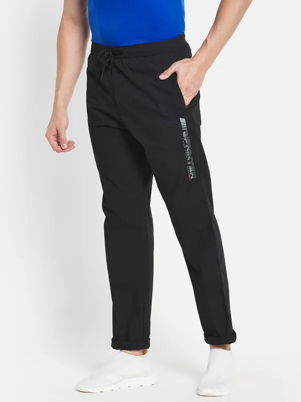 Men Black Trackpants