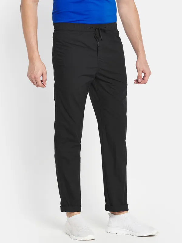 Men Black Trackpants