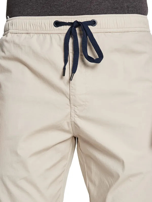 Octave Ss-24 Men Solid Cotton Mid Rise Regular Track Pants