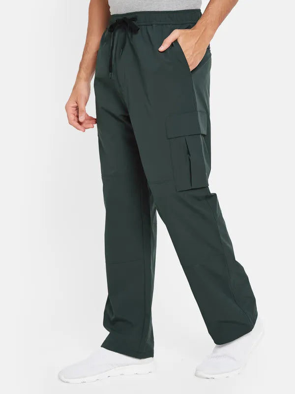 Octave Men Cotton Mid-Rise Trackâ Pants