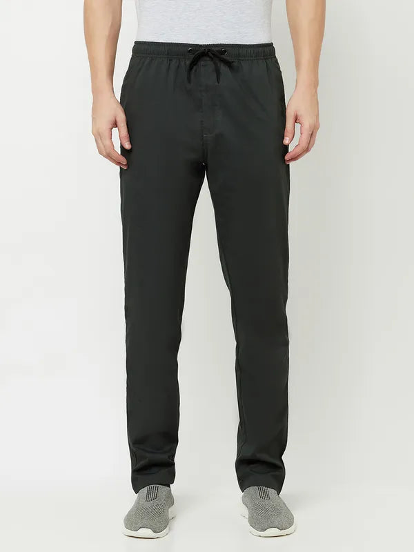 Octave Men Olive Track Pants