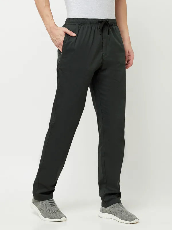 Octave Men Olive Track Pants