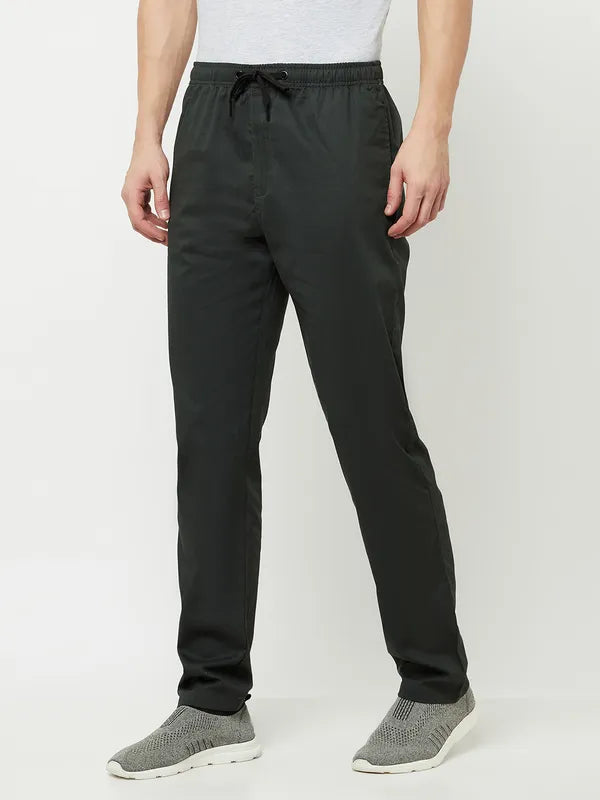 Octave Men Olive Track Pants