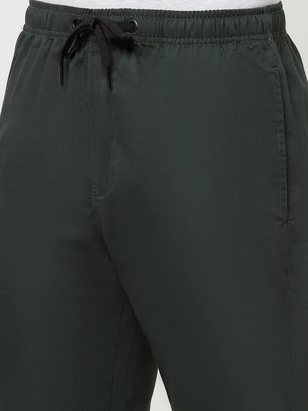 Octave Men Olive Track Pants