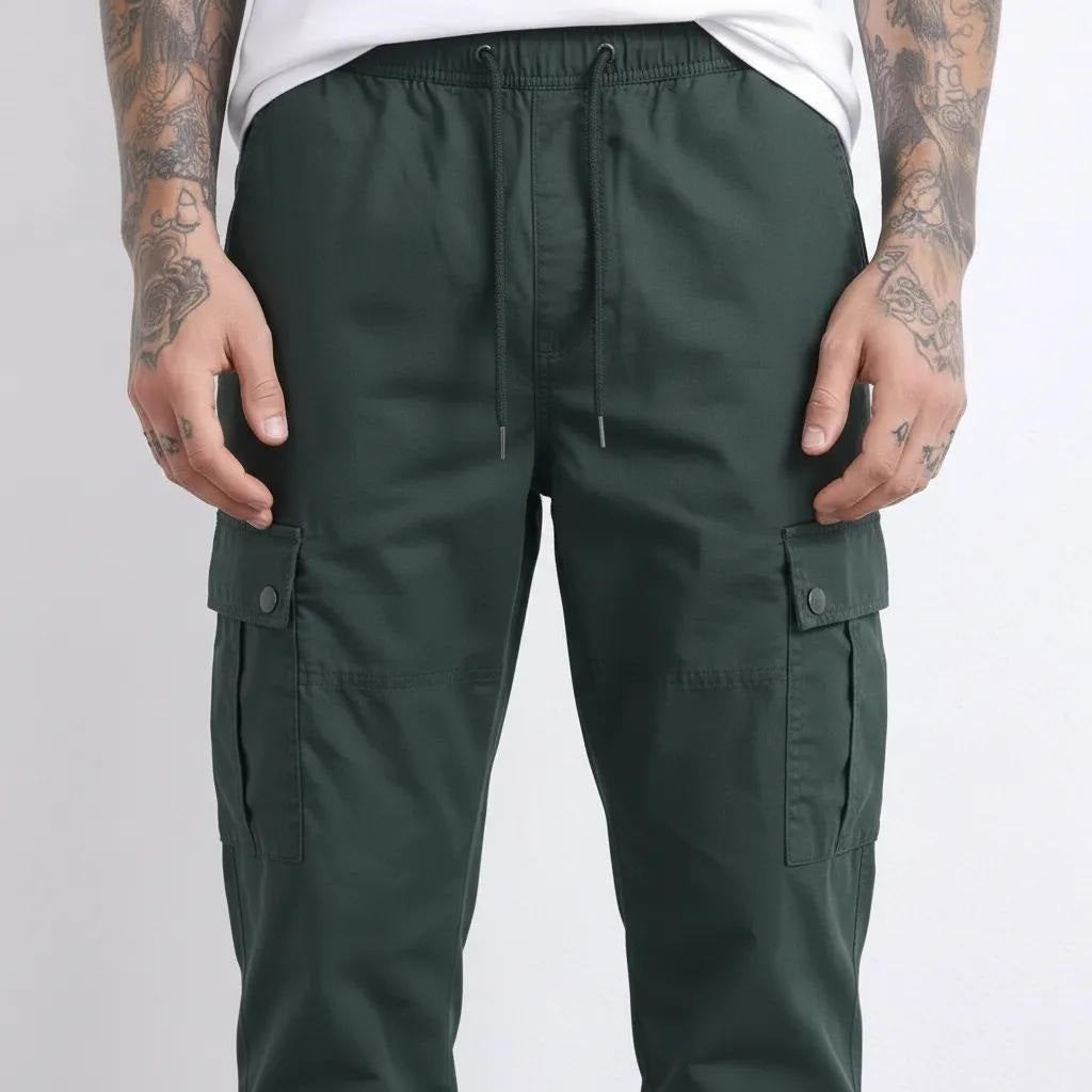 Men Solid Regular Fit Track Pants