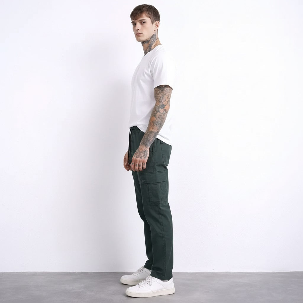 Men Solid Regular Fit Track Pants