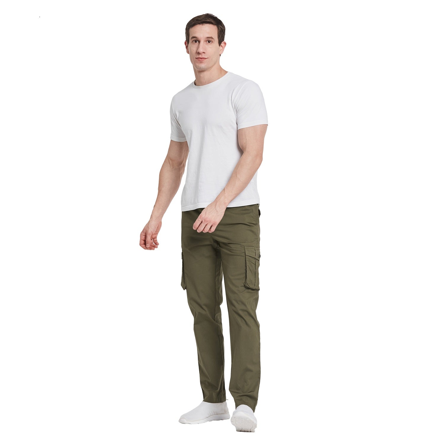 Men Mid-Rise Cargos