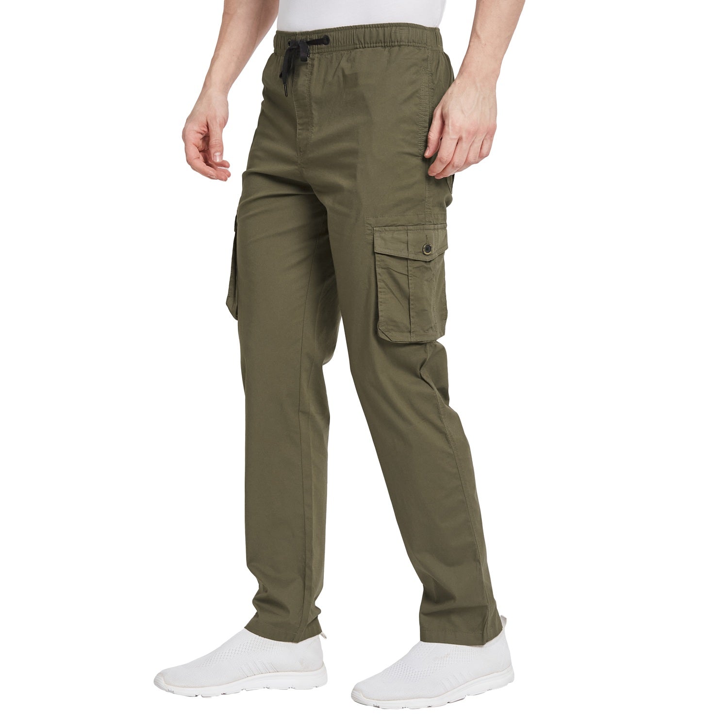 Men Mid-Rise Cargos
