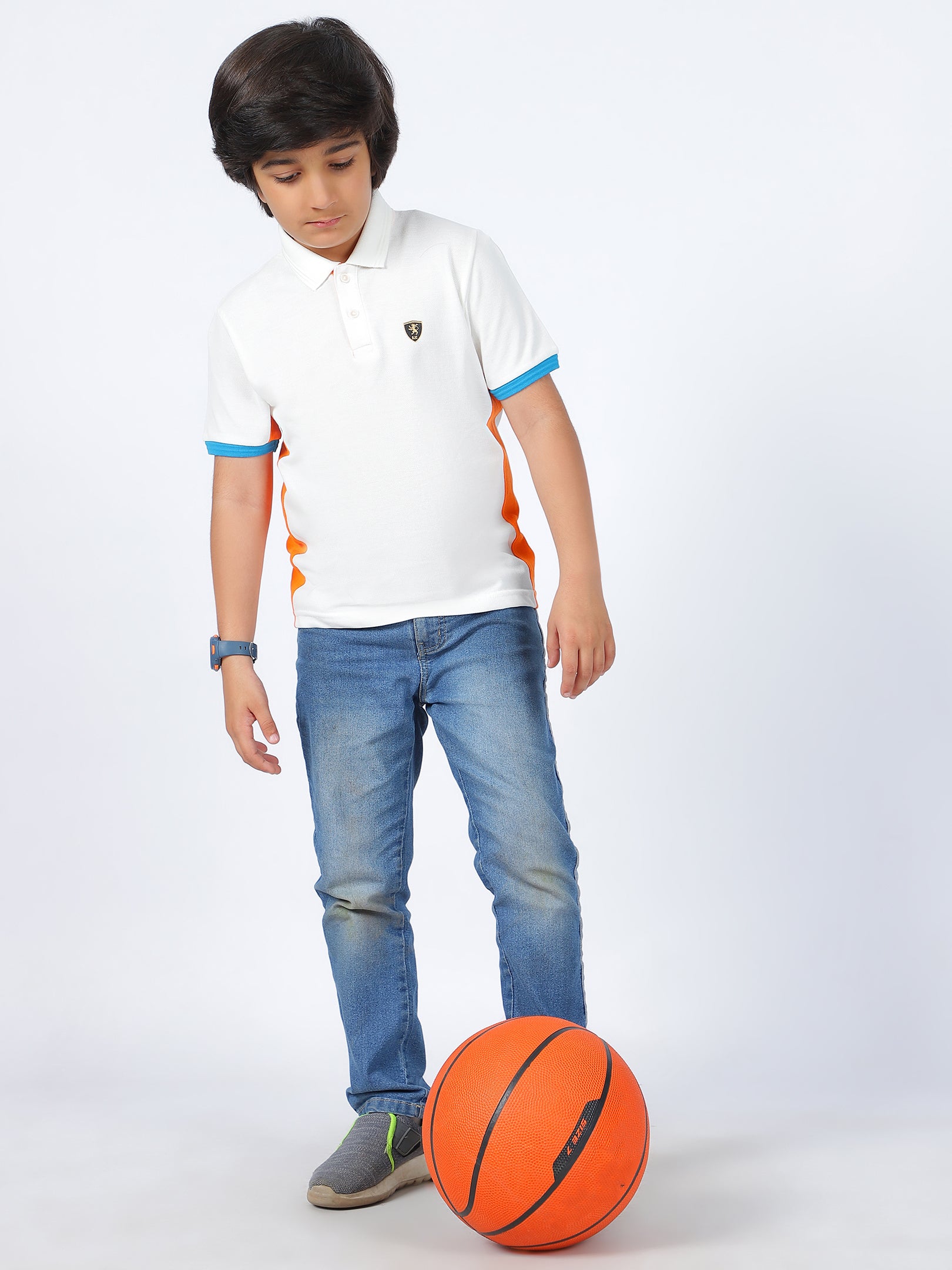 Octave Boys Polo Collar T-shirt