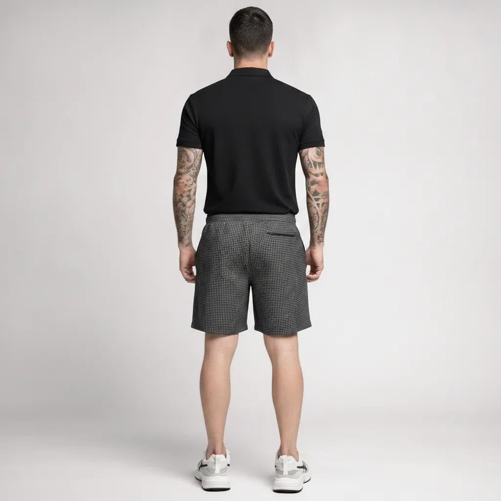 Men Striped Technology Shorts