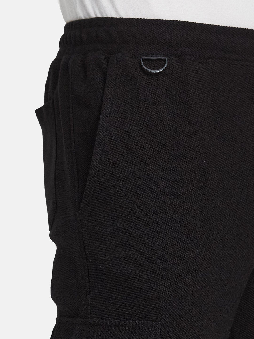 Octave Men Cotton Mid-Rise Slim Fit Cargo Track Pant