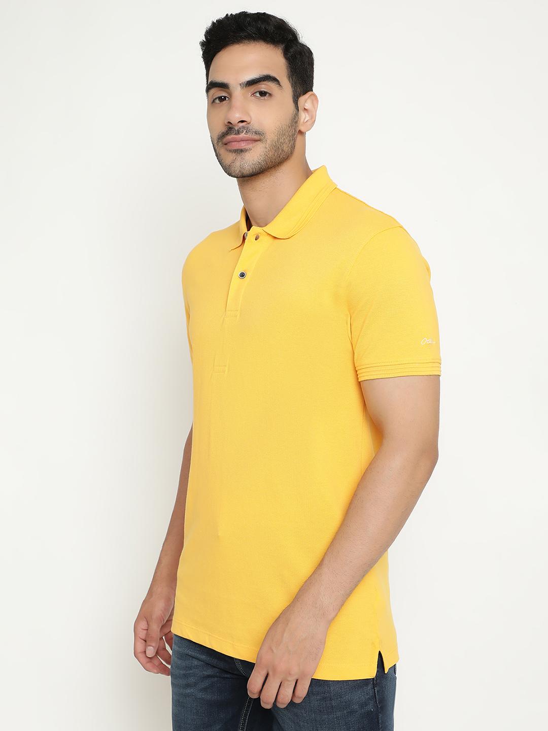 Octave Polo Collar Cotton T-Shirt