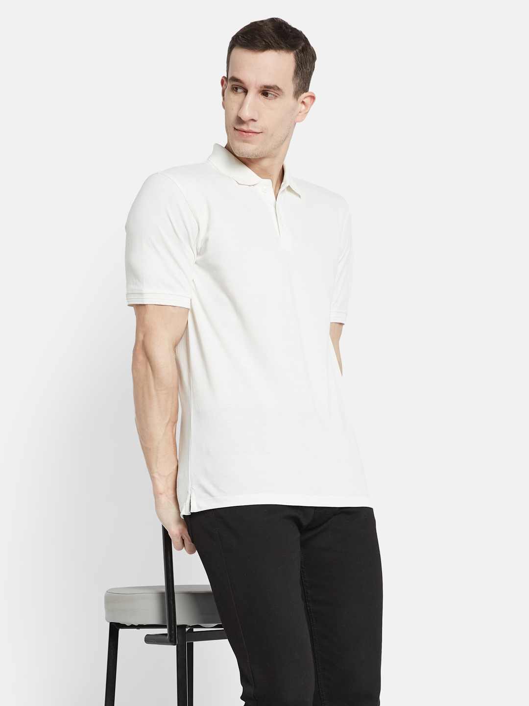 Octave Men Polo Collar T-shirt