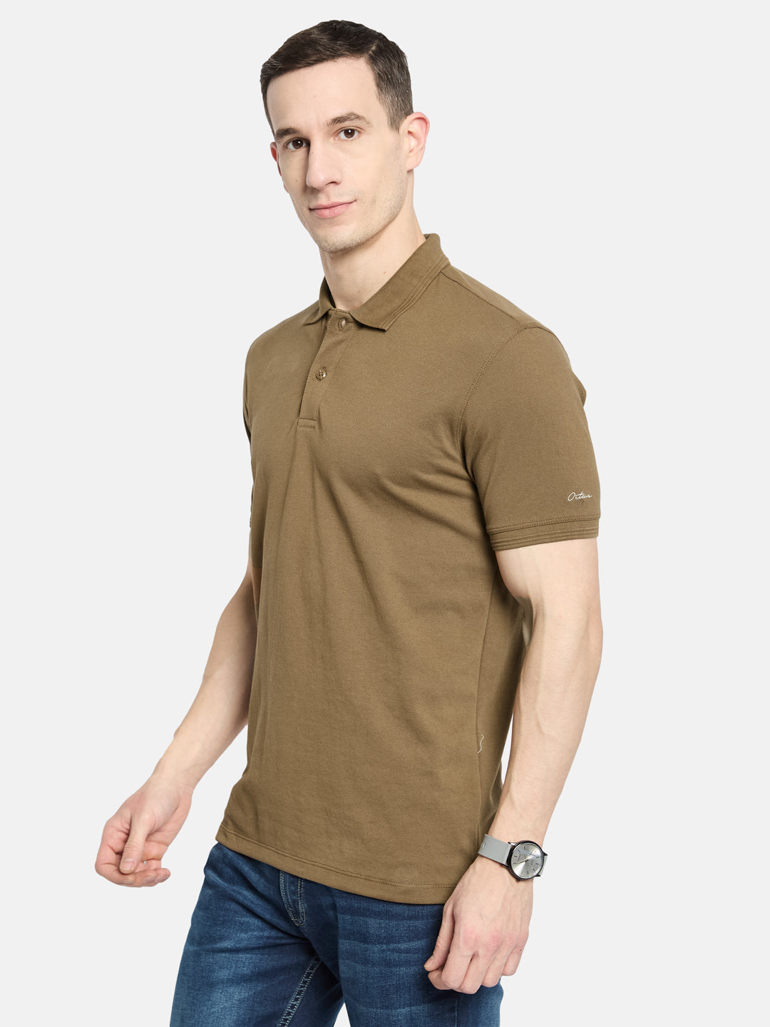 Octave Men Polo Collar T-shirt
