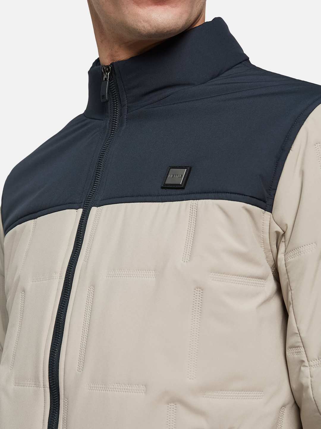 METTLE Men Colourblocked Padded Jacket