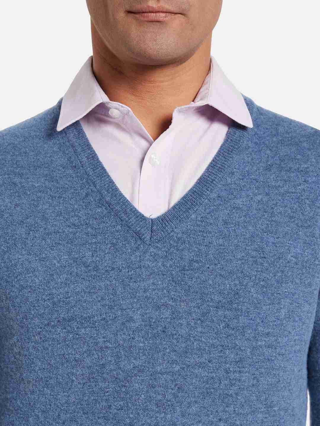 METTLE Men Woollen Pullover