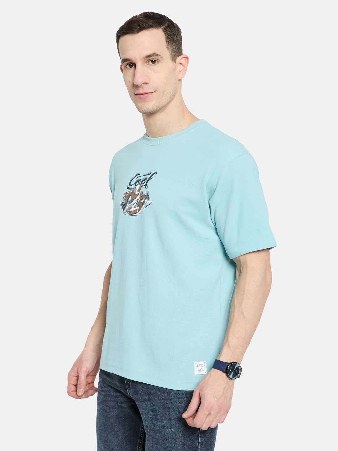Octave Men Printed T-shirt