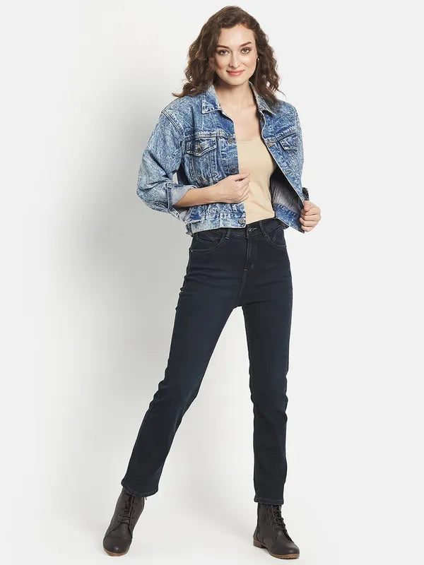 Straight High Rise Jeans