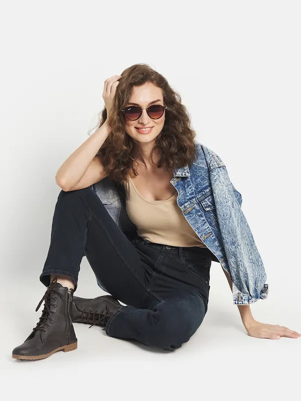 Straight High Rise Jeans