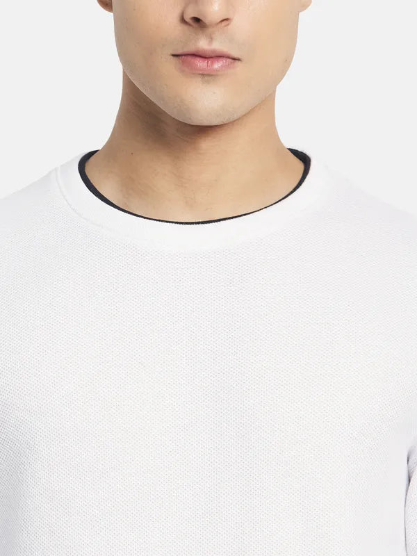 Mettle Men White Applique T-Shirt