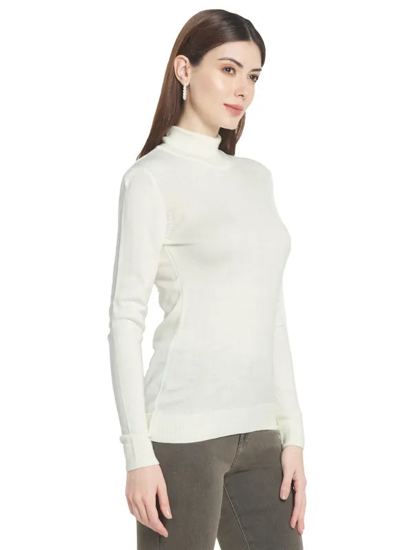 Mettle Women White Pullover